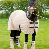 Supreme Products Dotty Fleece Rug Luxurious Latte