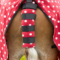 Supreme Products Dotty Fleece Tail Guard Rich Raspberry