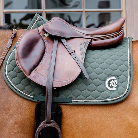 Kentucky Horsewear Saddle Pad Onion Quilt 3d Logo Jumping