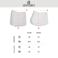 Kentucky Horsewear Glitter & Rope Dressage saddle pad