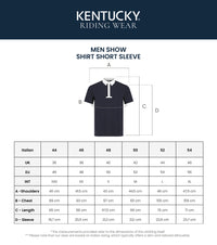 Kentucky Horsewear Show Shirt Men Classic Short Sleeve