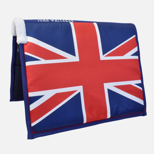 Whitaker UJSPSQ Union Jack Square Saddle Pad