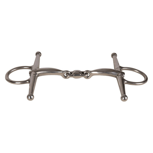 Kentucky Horsewear Velari Full Cheek Bit Double Jointed Stainless Steel