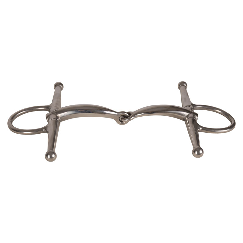 Kentucky Horsewear Velari Full Cheek Bit Single Jointed Stainless Steel