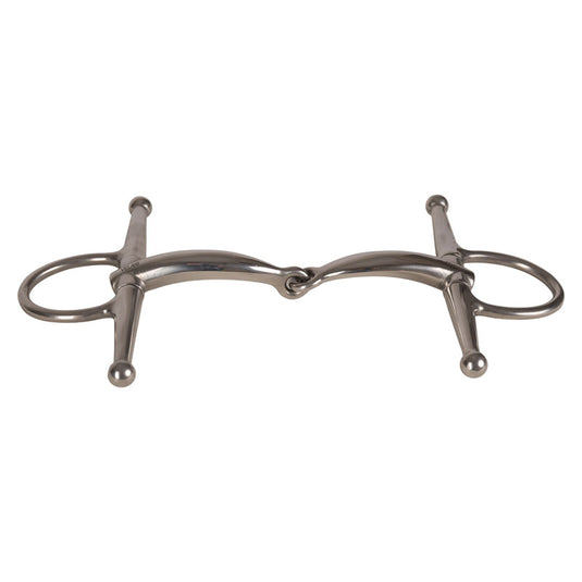 Kentucky Horsewear Velari Full Cheek Bit Single Jointed Stainless Steel