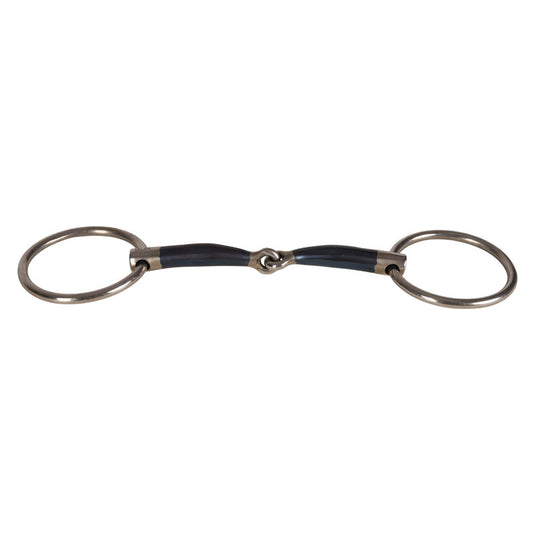 Kentucky Horsewear Velari Snaffle Single Jointed Loose Ring Sweet Iron