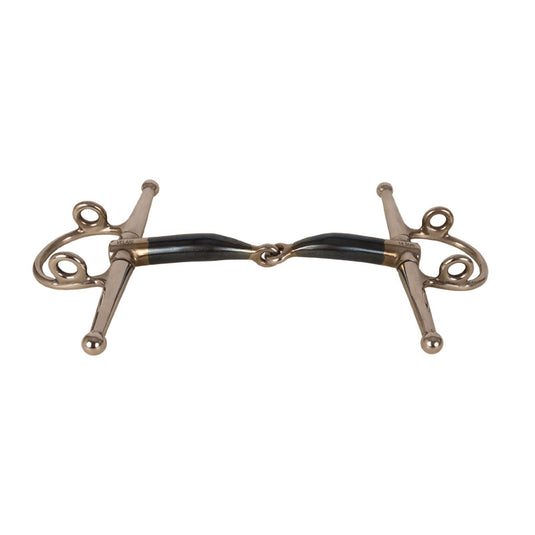 Kentucky Horsewear Velari Full Cheek Gag Single Jointed Sweet Iron
