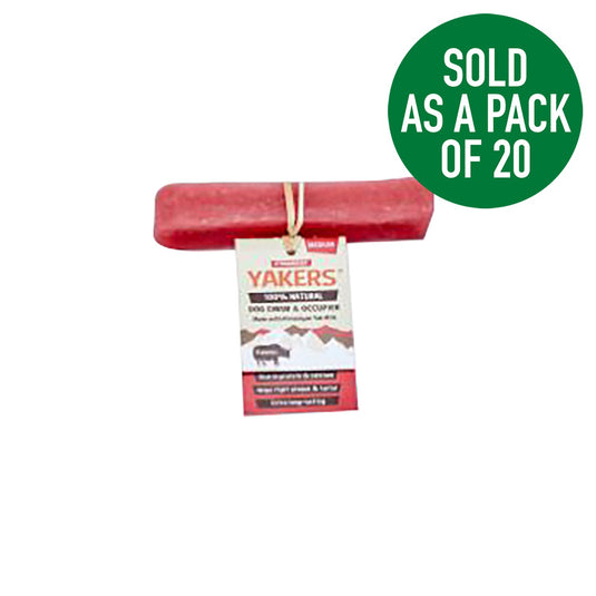 Yakers Dog Chew Strawberry