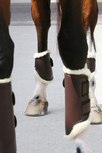 Kentucky Horsewear Brushing boots leather