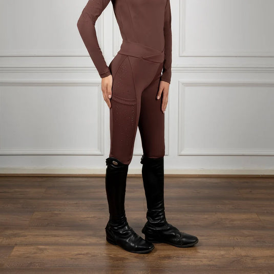 Coldstream Next generation Jedburgh Riding Tights Chocolate
