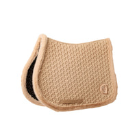 Kentucky Horsewear Saddle Pad Fake Fur Edge - Jumping