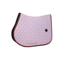 Kentucky Horsewear Saddle Pad Onion Quilt Leather Neon - jumping & dressage available