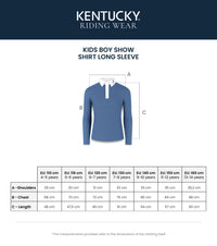 Kentucky Horsewear Oskara Kids Boy Show Shirt Long Sleeve