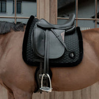 Saddle Pad Fake Fur Plaited Quilt dressage