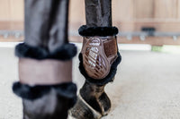 Kentucky Horsewear Vegan Sheepskin young horse fetlock boots