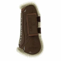 Vegan Sheepskin Tendon Boots Velcro M