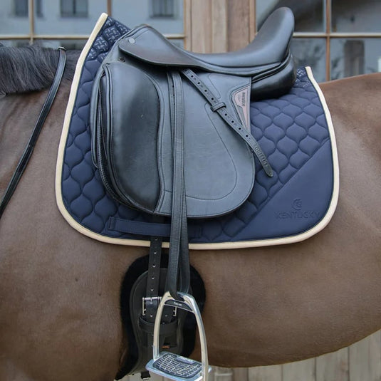 Saddle Pad softshell onion quilt dressage -beige
