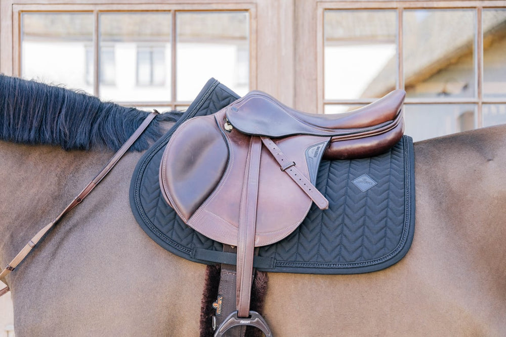 Kentucky Horsewear Saddle Pad with metal chain - Jumping