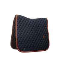 Kentucky Horsewear Saddle Pad Onion Quilt Leather Neon - jumping & dressage available