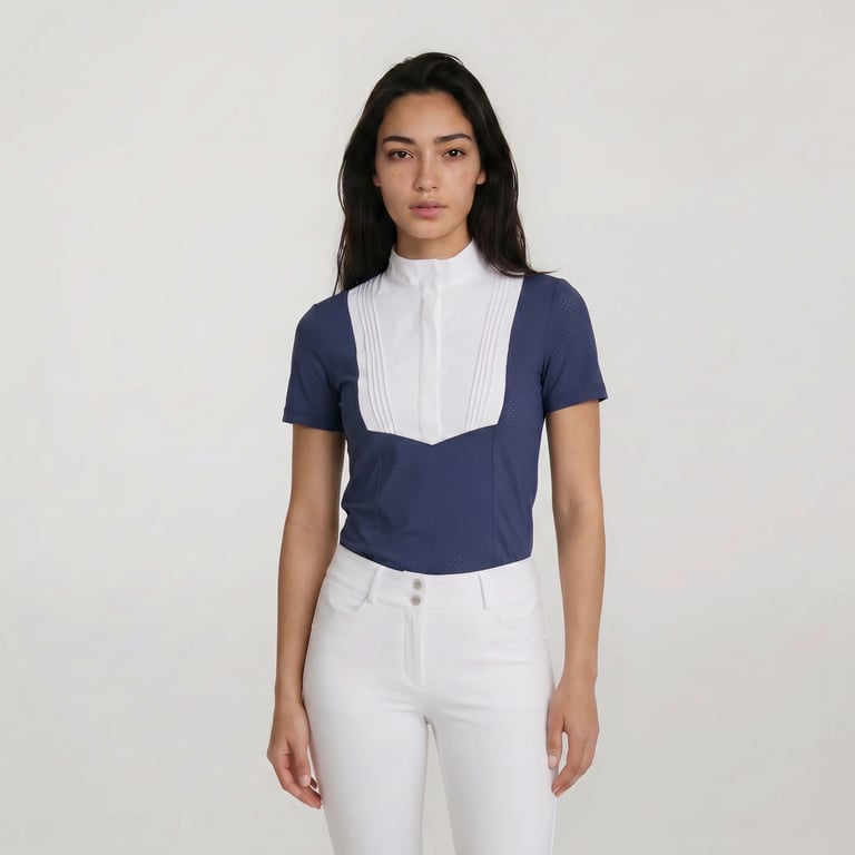 Kentucky Horsewear Show Shirt Women Heritage Air Short Sleeve