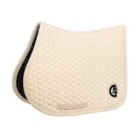 Saddle Pad plaited 3d logo dressage
