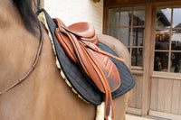 Kentucky Horsewear Sheepskin Diamond Saddle Pad - Jumping