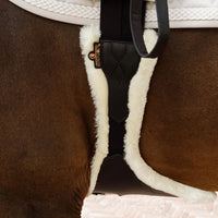 Sheepskin anatomic stud girth