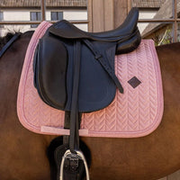 Saddle Pad Velvet Mini Pearls Dressage