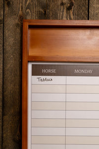 Kentucky Horsewear Stable Planner Magnetic With Frame 100x84cm
