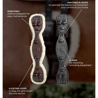 Sheepskin anatomic short girth