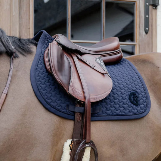 Saddle Pad plaited 3d logo dressage