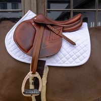 Kentucky Horsewear Sheepskin Diamond Saddle Pad - Jumping
