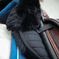 Sheepskin Half Pad Absorb Black Sheepskin Size L