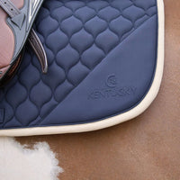 Saddle Pad softshell onion quilt dressage -beige
