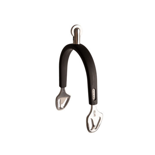 Kentucky Horsewear Velari Spurs Stainless Steel With Rubber Medium Wheel Rowell