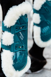 Kentucky Horsewear Vegan Sheepskin Tendon Boots bamboo