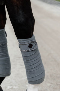 Kentucky Horsewear Polar Fleece Bandage Velvet Pearls