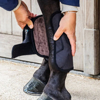 Eventing boots 3 D Air flow front black full