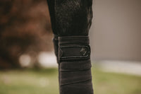 Kentucky Horsewear Polar Fleece Bandage Velvet Pearls