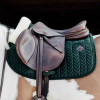 Skin Friendly Saddle Pad Velvet Dressage