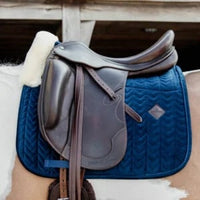 Skin Friendly Saddle Pad Velvet Dressage