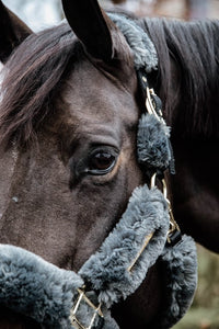 Kentucky Horsewear Sheepskin Shipping/travel Headcollar