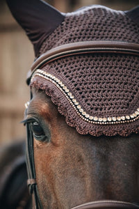 Kentucky Horsewear Fly Veil Stone & Pearl