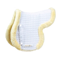Saddle Pad Hunter Vegan Sheepskin Jumping Black