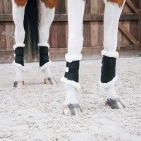 Turnout boots leather hind short