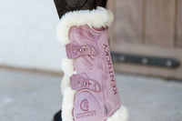 Kentucky Horsewear Vegan Sheepskin Tendon Boots Bamboo Elastic Velvet