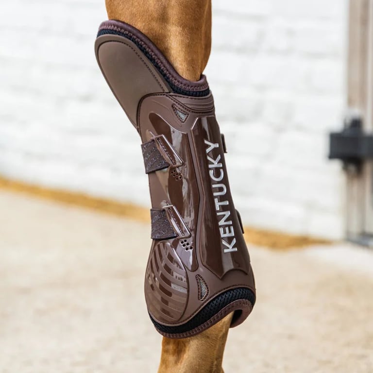 Kentucky Horsewear Tendon boots elastic with knee protection
