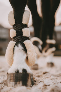 Kentucky Horsewear Vegan Sheepskin Tendon Boots bamboo