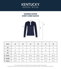 Kentucky Horsewear Show Shirt Women Classic Long Sleeve