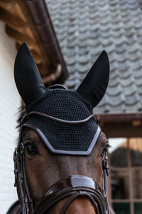 Kentucky Horsewear Fly Veil Wellington Leather